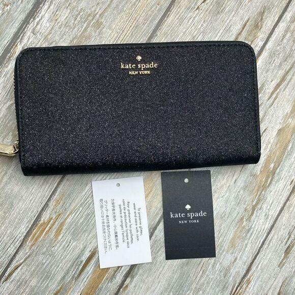 Kate Spade Glimmer Boxed Large Continental Wallet Bag Purse - Picture 5 of 13